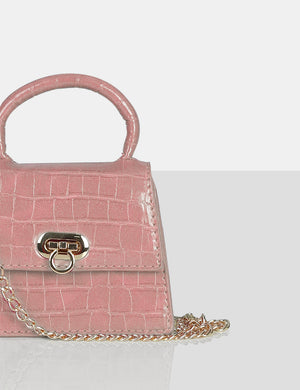 The Lilly Pink Textured Mini Bag