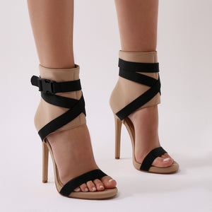 Blade Sports Luxe Heels in Nude and Black