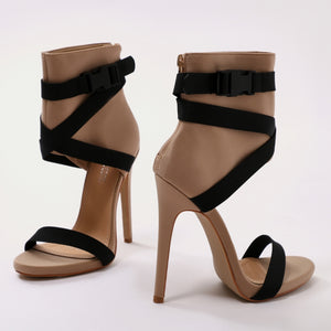 Blade Sports Luxe Heels in Nude and Black