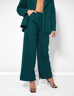 Dad Trousers Forest Green