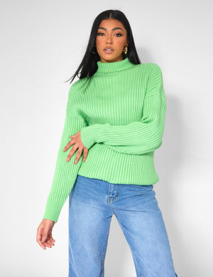 Ribbed on sale oversized jumper
