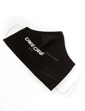 Black Take Care Slogan Fashion Face Mask